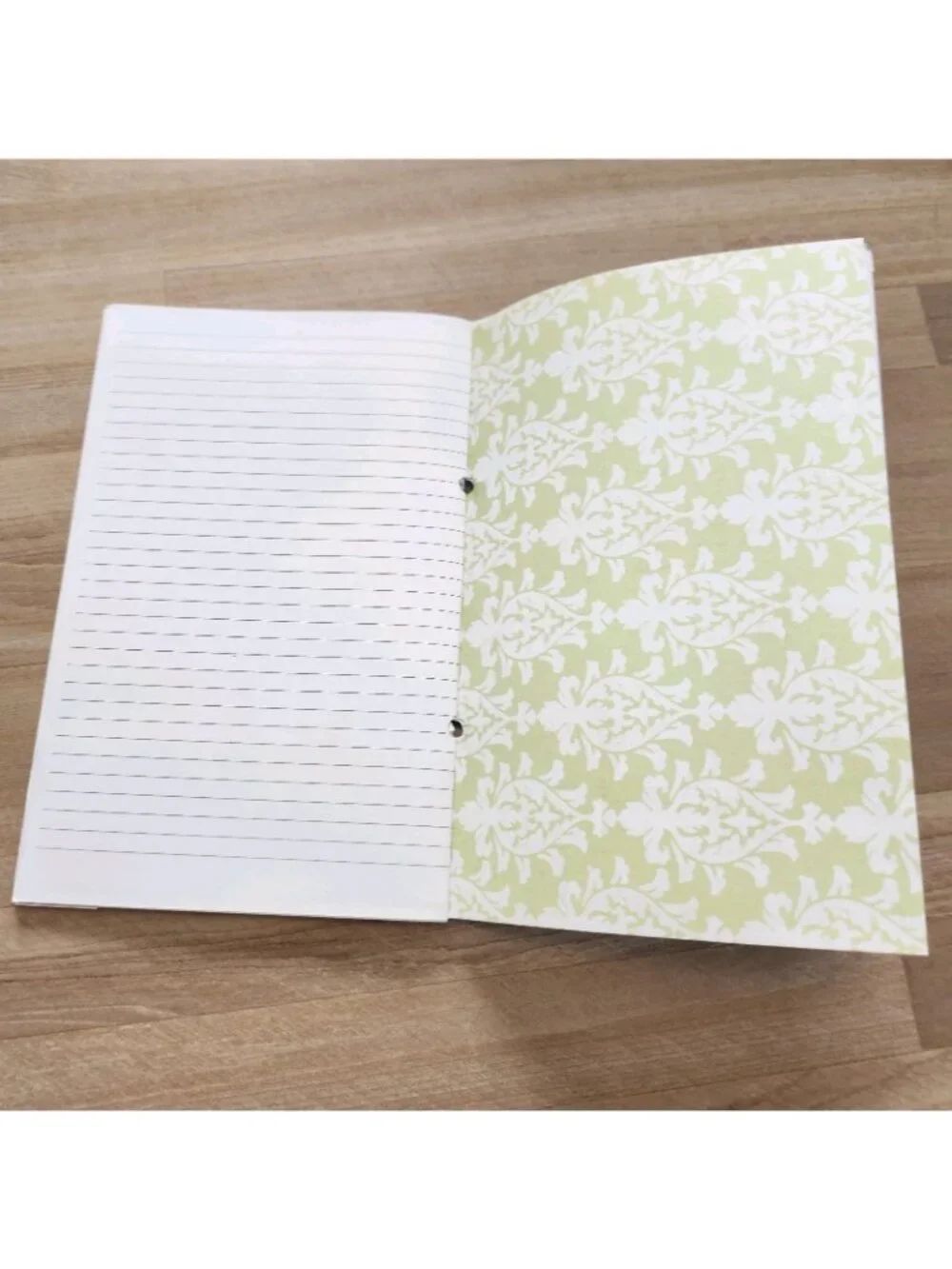 Green Garden Theme Junk Journal Booklet Blank Handmade 8.5 x 5.5